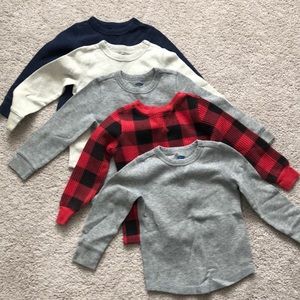 Waffle Long-Sleeve Ts